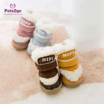 Anti Slip Sole 3.5*2.6cm Dogs Wearing Boots