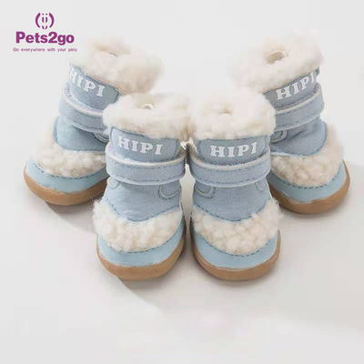 Anti Slip Sole 3.5*2.6cm Dogs Wearing Boots