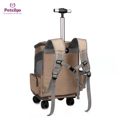 L Nylon Backpack 2.4KG Pet Carrier Bag for Travel