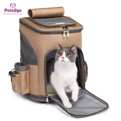 L Nylon Backpack 2.4KG Pet Carrier Bag for Travel