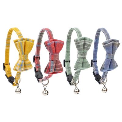 Dog Pure Cotton Plaid 28X1cm Pet Bow Tie