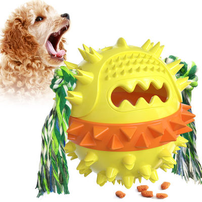 Leaky Food Ball Dog Puzzle Dog Squeaky Toy Molars Stick Plastic