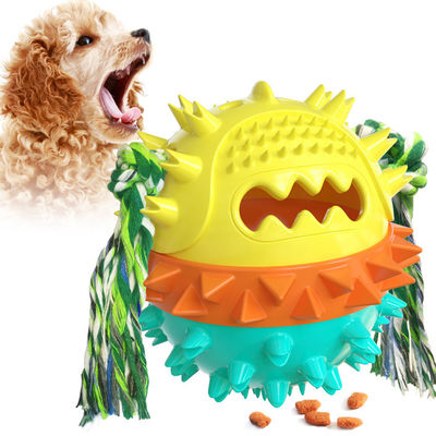 Leaky Food Ball Dog Puzzle Dog Squeaky Toy Molars Stick Plastic