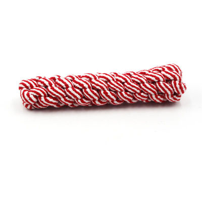 Multicolored Cotton Rope Dog Toy 20X1cm For Teeth Cleaning
