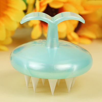 Multi Colored Silica Gel Pet Bath Massage Brush
