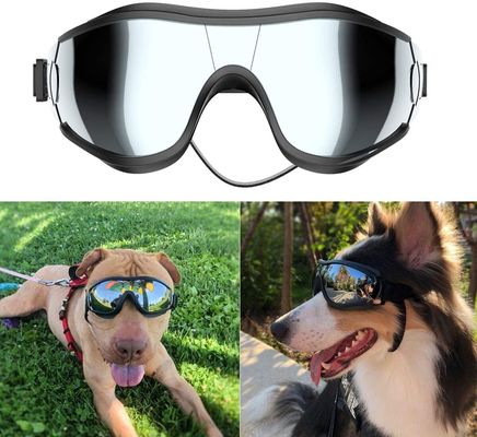 Uv Wind Dust Protection 0.5kg Dog Sunglasses With Adjustable Strap