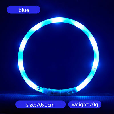Pet Products ABS Led Dog Collar Rechargeable 40X2cm