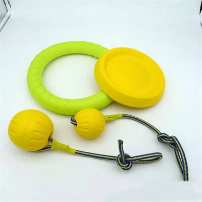 Dog Toy Ball Frisbee 9CM EVA Pull Ring Injection Molding Product Customization