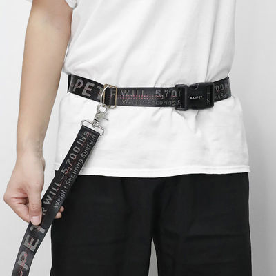 Nylon 3.5x150cm Dog Running Belt , PET Traction Rope Eco Friendly