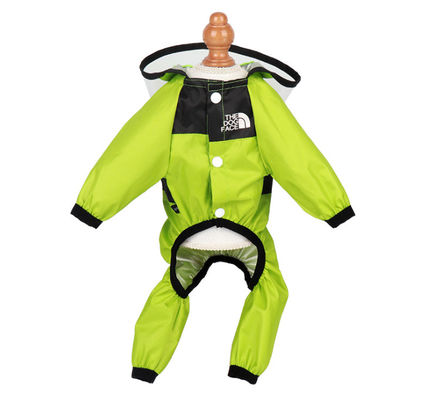 Breathable Lightweight Dog Raincoat Hooded Poncho