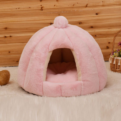 Deep Sleep Circular Semi Closed Odm Cat Nest Bed 56x48cm