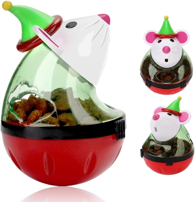 Cat Christmas Mouse  Feeder Interactive Cat Toys Cat Puzzle Toy