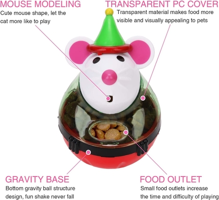 Cat Christmas Mouse  Feeder Interactive Cat Toys Cat Puzzle Toy