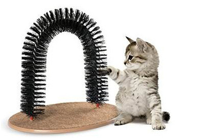 Arch Bristle Ring Pet Cleaning Brush Self Grooming For Controlling Shedding