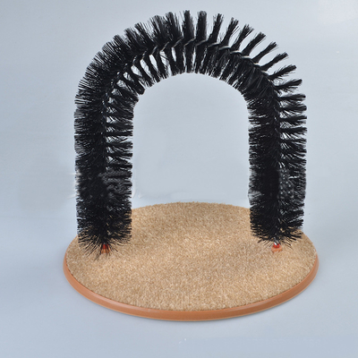 Arch Bristle Ring Pet Cleaning Brush Self Grooming For Controlling Shedding