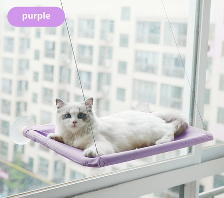 100% Cotton Cat Window Hammock Space Saving With Suction Cup