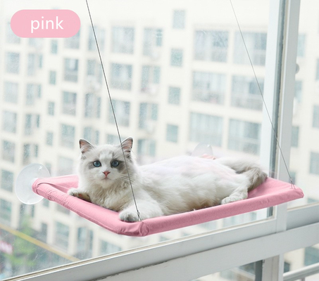 100% Cotton Cat Window Hammock Space Saving With Suction Cup