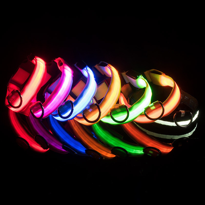 Luminous Led Pet Collar Charging Rechargeable S M L XL
