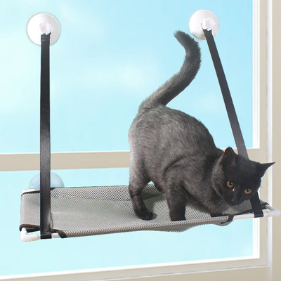 Washable Suction Cup Cat Hammock Hanging Window Removable