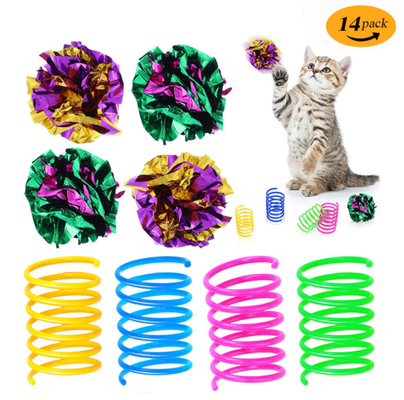 Kitten Toys Cotton Collapsible Cat Tunnels For Indoor Interactive