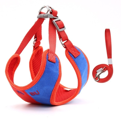Pet Dog Traction Rope Color Matching Breathable Reflective