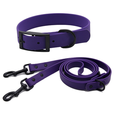 30 Ft Dog PVC Leash Waterproof Anti Pull Harness Blue