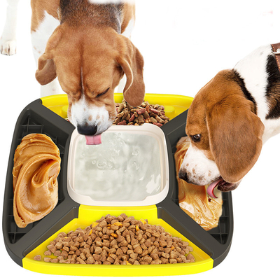 Slow Down Eating Food Water Self Feeding Dog Bowl For Puppy