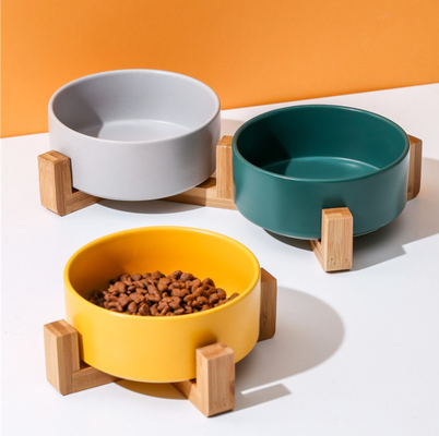 High Feeding Station Elevated Slow Food Bowl For Dog Cats