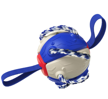 Rubber Green Cotton Rope Ball Toys For Dogs Rope Toys