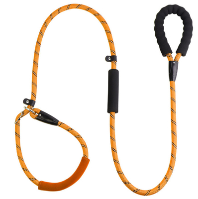 Red Nylon Training Dog Leash With Soft Comfortable Padded Handle 100 Ft Dog Leash