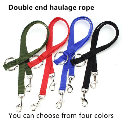 Nylon Double Head Pet Traction Rope With 1.5cm Traction Belt