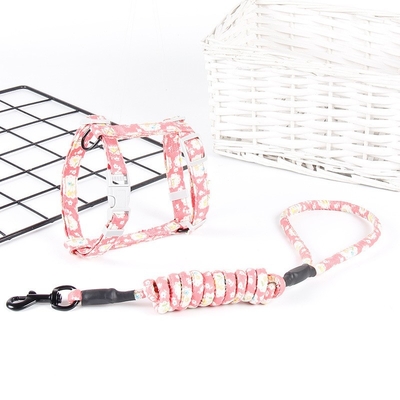 Adjustable Cat Harness Leash Set Anti Break Traction Cat Walking Products