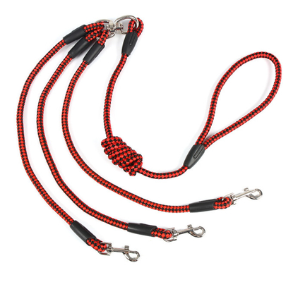 3 Dog Leash Heavy Gold Dog Lead Duty  Dog Leash Walking Two Dogs