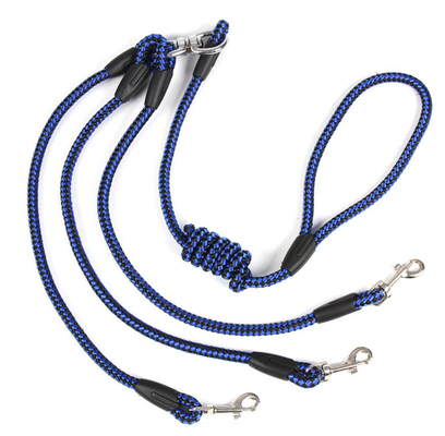 3 Dog Leash Heavy Gold Dog Lead Duty  Dog Leash Walking Two Dogs