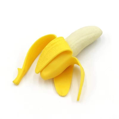 Plush Interactive Banana Squeaky Toy For Big Dogs Home Alone