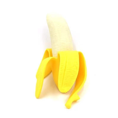 Plush Interactive Banana Squeaky Toy For Big Dogs Home Alone