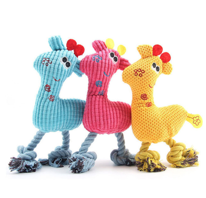 Cute Shape Interactive Plush Dog Toys For Small And Medium Dogs