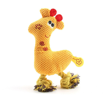 Cute Shape Interactive Plush Dog Toys For Small And Medium Dogs