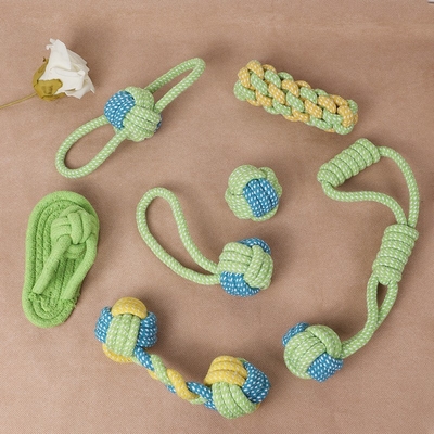 Eco Friendly Hemp Rope Dog Toy Dog Safe With Rope