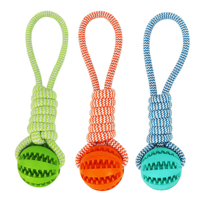 Indestructible Interactive Rubber Dog Ball Toy For Aggressive Chewers