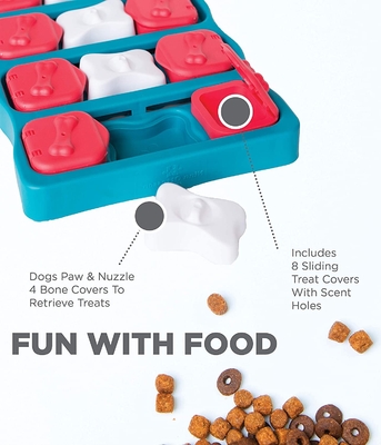ABS Interactive Food Puzzles For Dogs Blue Color