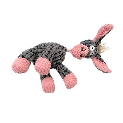 Dog Plush Vocal Interactive Toy Cotton Rope Molar Bite Resistant