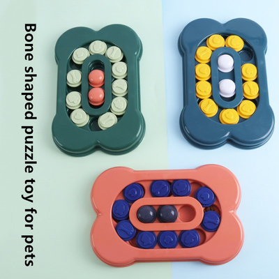 Pet Products Amazon New Bone Type Pet Puzzle Feeding Toys Dog Puzzle Toys Interactive Slow Food