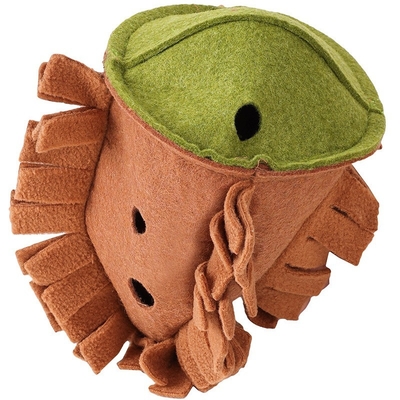 Pet Nut Plush Sniffing Gnawing Molar Toys Self Hi Interactive Dog Missing Food Educational Toys