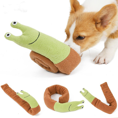 Snail Sniffing Pet Toys Plush Molars Puzzle Dog Toys Phonation Interactive Pet Products