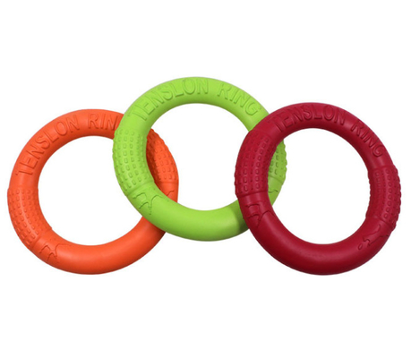 Interactive Treat Dispensing Dog Discs For Training Floating Dog Ring Toys For Throwing