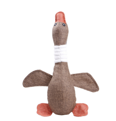 Interactive Stuffed Duck Dog Toy Stuffed Dog Toys For Aggressive Chewers