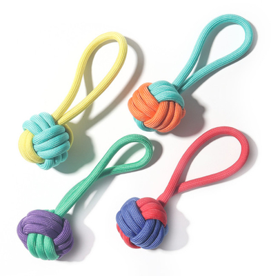 Hemp Dog Toys Puppy Rope Chew Toys Interactive Walking Dog Toy