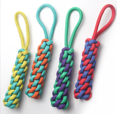 Hemp Dog Toys Puppy Rope Chew Toys Interactive Walking Dog Toy