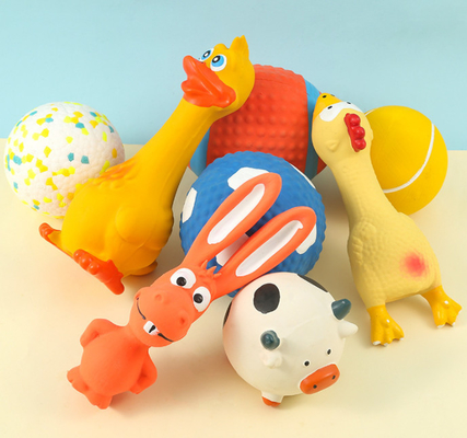 Best Latex Rubber Difficult Puzzle Squeak Toys For Smart Dogs